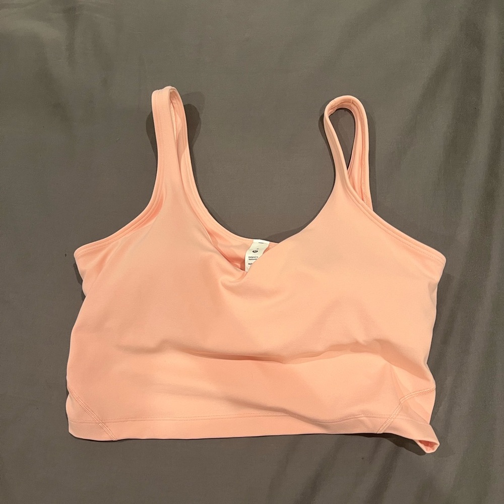Lululemon align cropped tank top. Color: Dew Pink. Size: 8